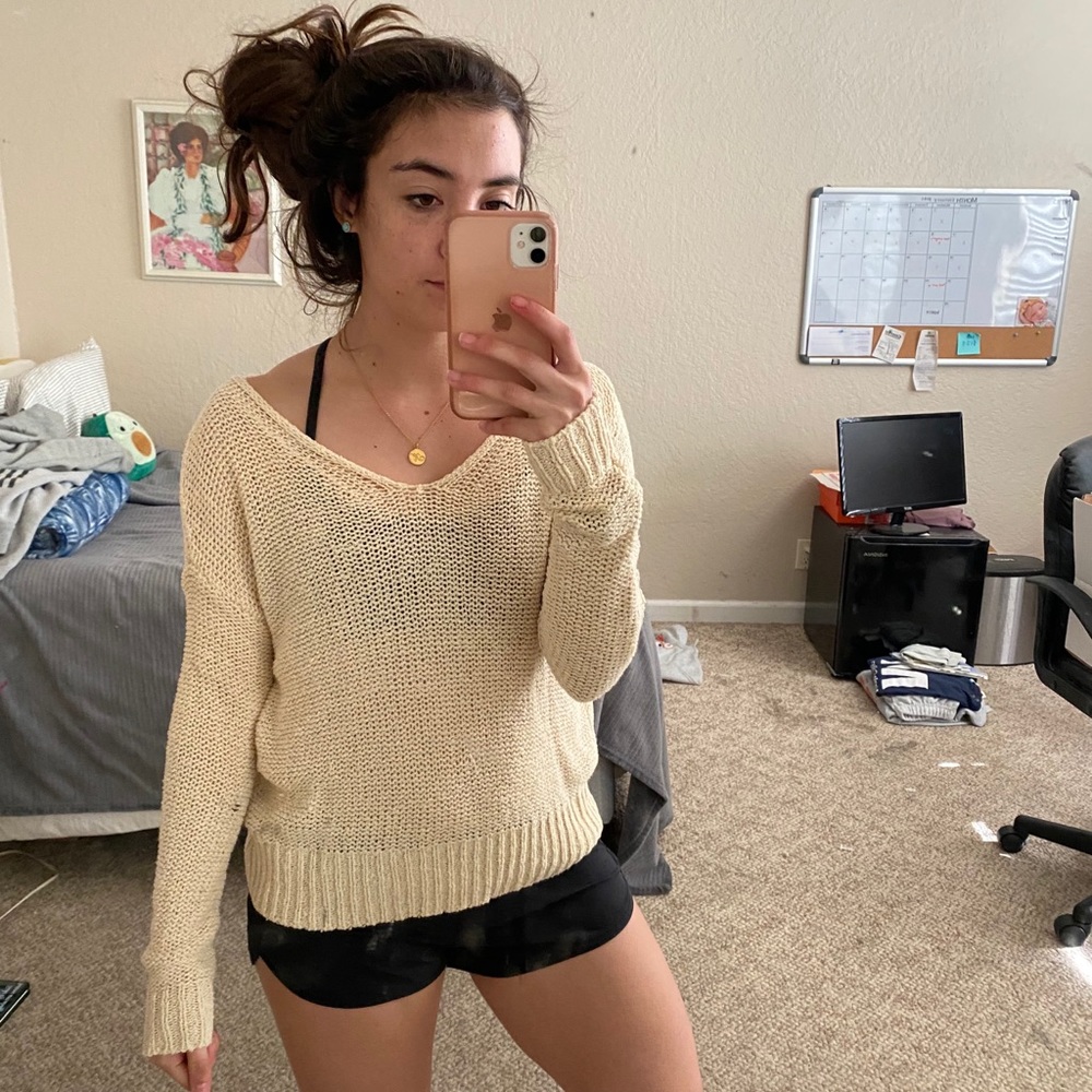 Cream Sweater